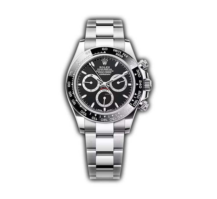 Rolex Daytona 40mm Steel Ceramic Bezel Black Dial Caliber 4131