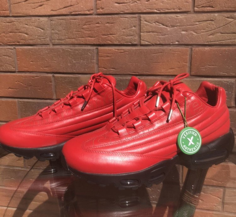 Supreme Swarovski Air Max 95 Lux Gym Red 2019