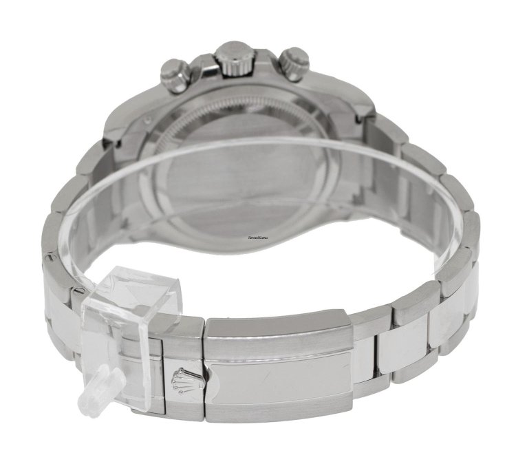Rolex Daytona 40mm White Gold Silver Index Dial White Gold Bezel 126509