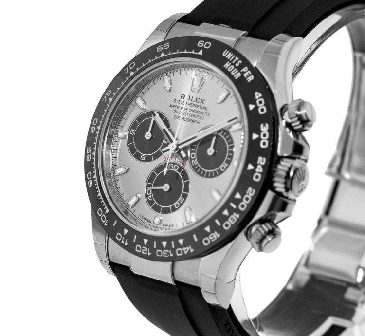 Rolex Daytona 40mm White Gold Slate Dial Black Ceramic Bezel 116519ln