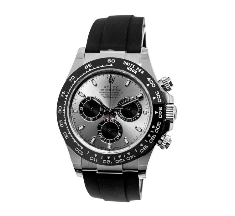 Rolex Daytona 40mm White Gold Slate Dial Black Ceramic Bezel 116519ln