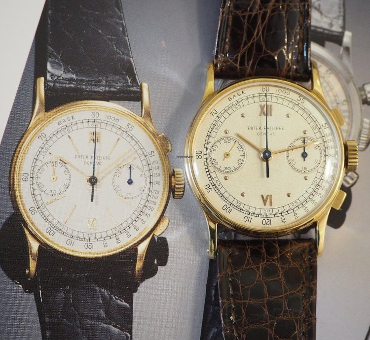 Patek Philippe Chronograph Ref Cal 130 Gold 18k 750 From 1950