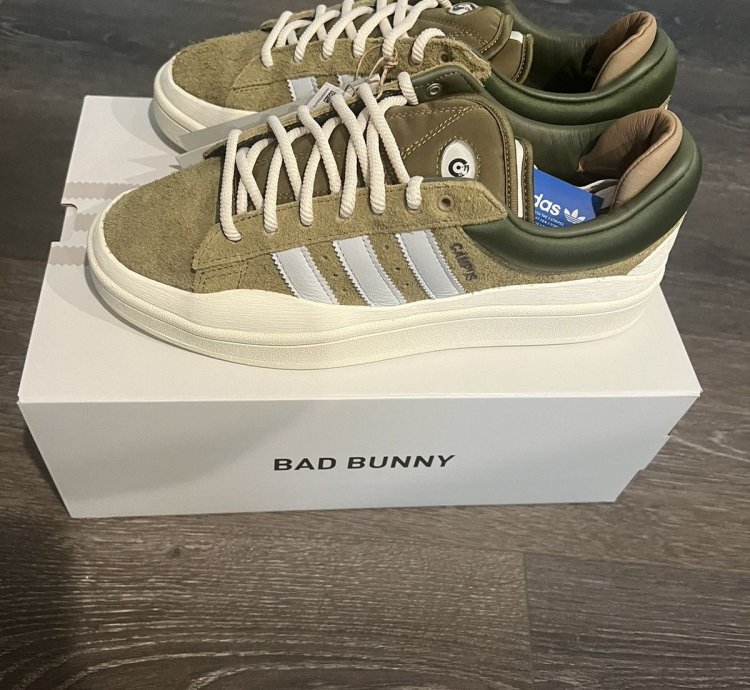 Bad Bunny Adidas Campus Moss Green