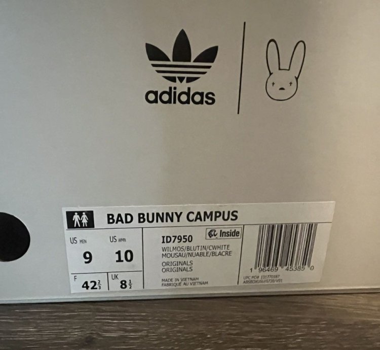 Bad Bunny Adidas Campus Moss Green