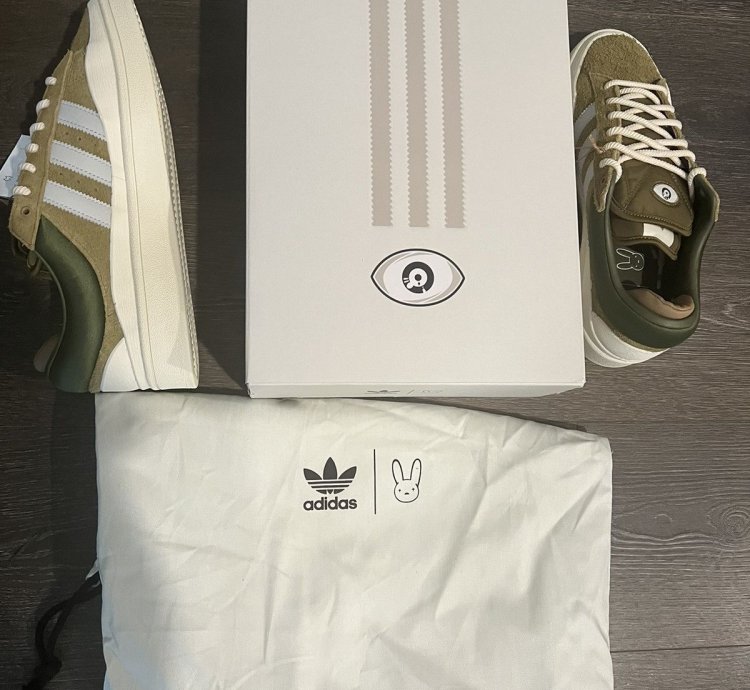 Bad Bunny Adidas Campus Moss Green
