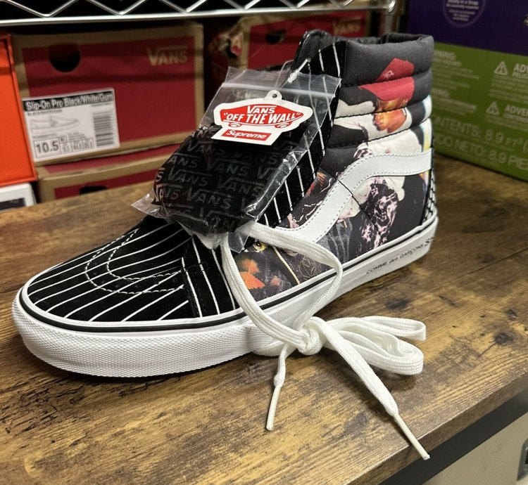Supreme Vans Cdg Harold Hunter Sk8-hi