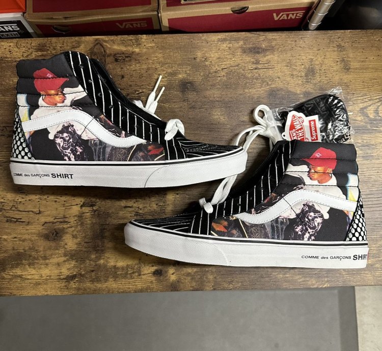 Supreme Vans Cdg Harold Hunter Sk8-hi