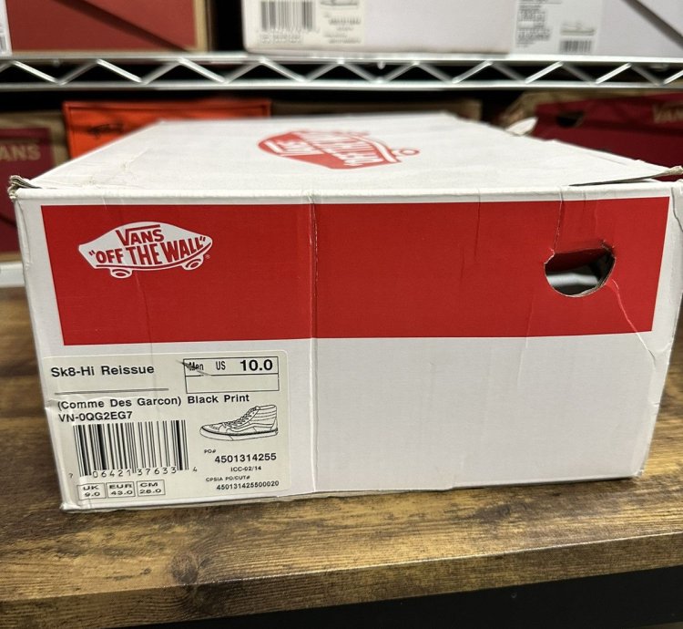 Supreme Vans Cdg Harold Hunter Sk8-hi