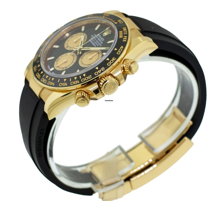 Rolex Daytona 40mm Yellow Gold Black Dial Black Bezel Paul Newman 126518