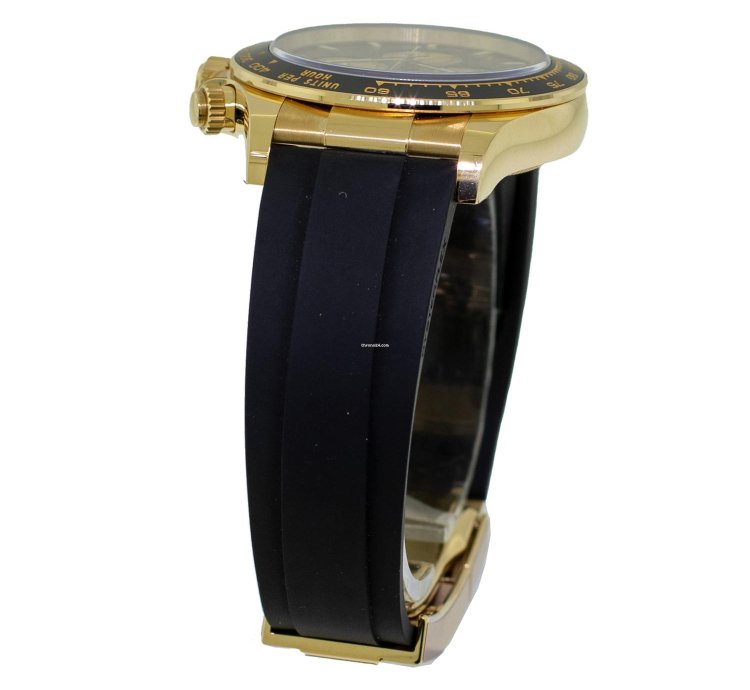 Rolex Daytona 40mm Yellow Gold Black Dial Black Bezel Paul Newman 126518