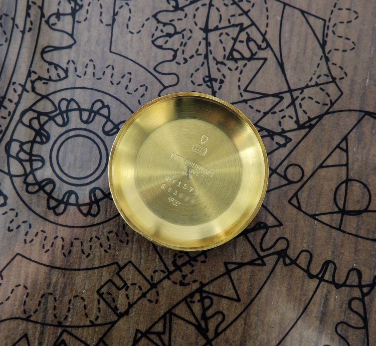 Patek Philippe Chronograph Vintage Chronograph 18kt Yellow Gold Spider Lugs Ref 1579 From Year 1953