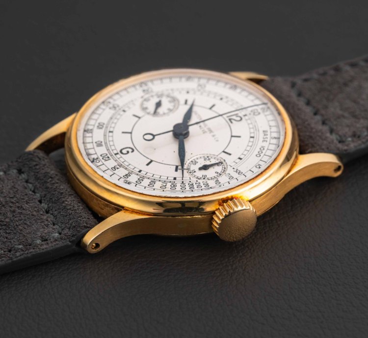 Patek Philippe Chronograph Vintage Sector Single-button 130j Chronograph