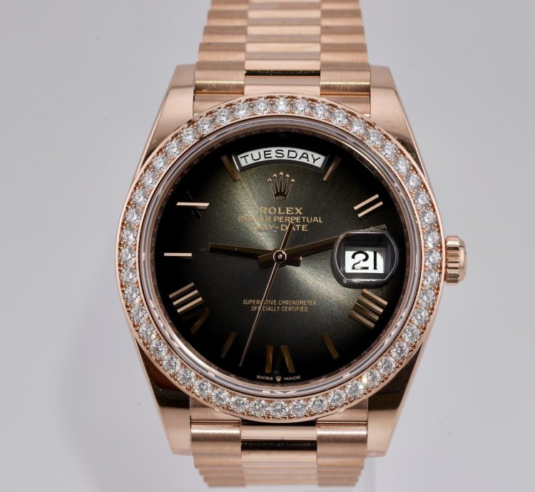Rolex Day-date 40 2025 Day Date 40 Rbr Rose Gold Ombre Dial 228345rbr