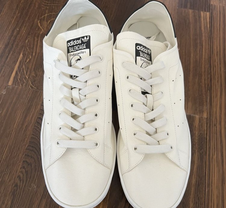 Balenciaga Adidas Stan Smith Sneaker In Off White