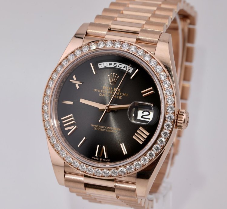 Rolex Day-date 40 2025 Day Date 40 Rbr Rose Gold Ombre Dial 228345rbr