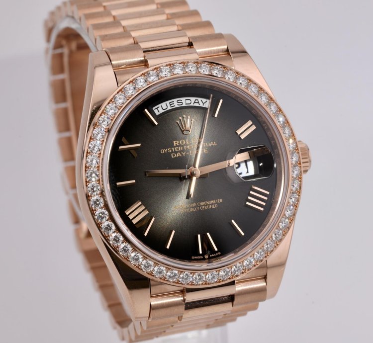Rolex Day-date 40 2025 Day Date 40 Rbr Rose Gold Ombre Dial 228345rbr