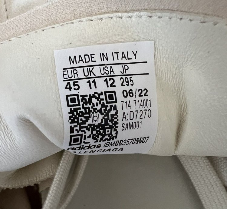 Balenciaga Adidas Stan Smith Sneaker In Off White