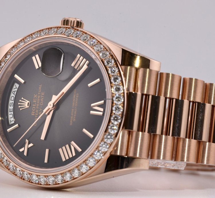 Rolex Day-date 40 2025 Day Date 40 Rbr Rose Gold Ombre Dial 228345rbr