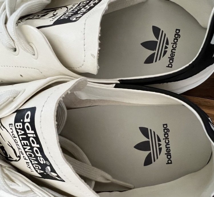 Balenciaga Adidas Stan Smith Sneaker In Off White