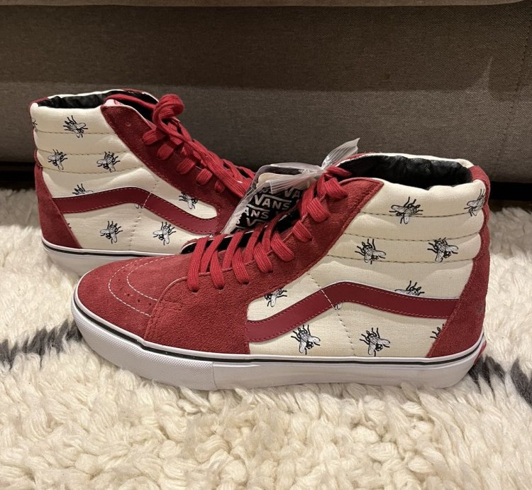 Supreme Vans Flies 2011 Burgundy White New Ds