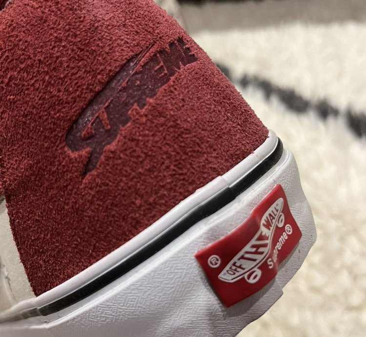 Supreme Vans Flies 2011 Burgundy White New Ds