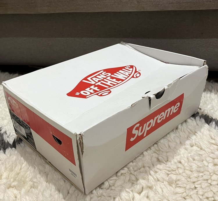Supreme Vans Flies 2011 Burgundy White New Ds