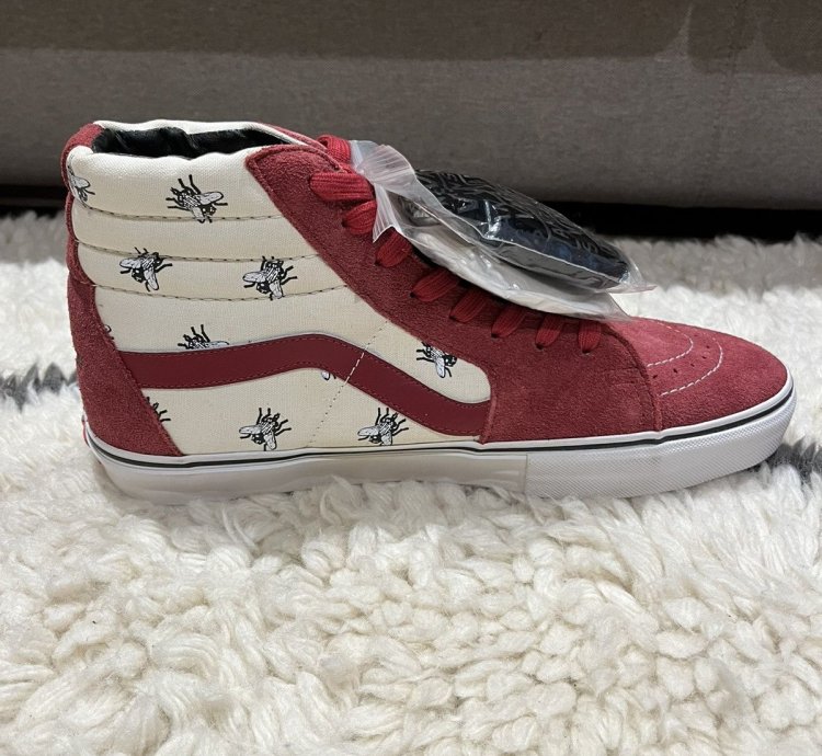Supreme Vans Flies 2011 Burgundy White New Ds