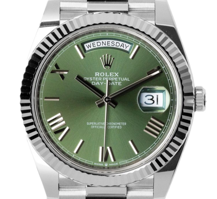 Rolex Day-date 40 2025 Day-date 40 Platinum Olive 228236