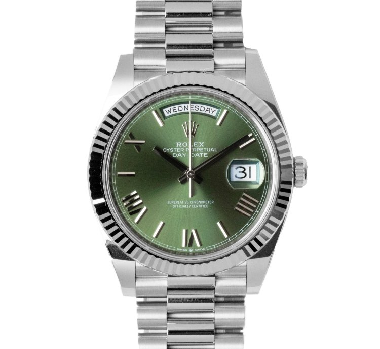 Rolex Day-date 40 2025 Day-date 40 Platinum Olive 228236