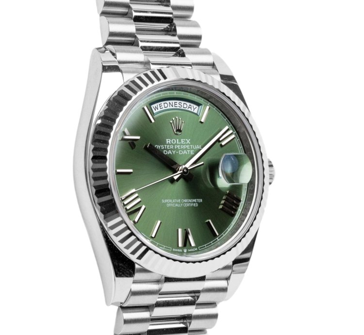 Rolex Day-date 40 2025 Day-date 40 Platinum Olive 228236