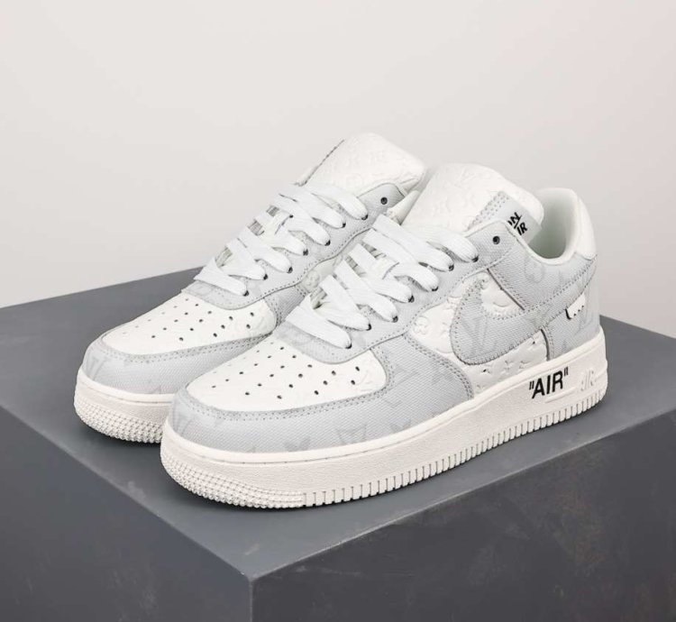 Air Force 1 Low Louis Vuitton White Grey