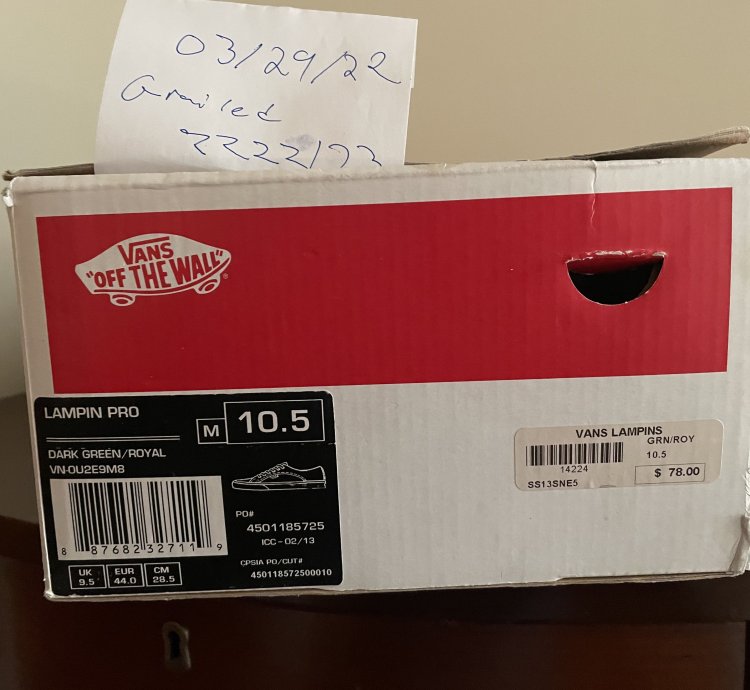 Supreme Vans Lampin Pro 2013 Edition