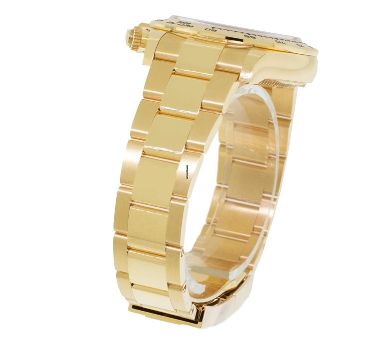 Rolex Daytona 40mm Yellow Gold Champagne Index Dial Gold Bezel 126508