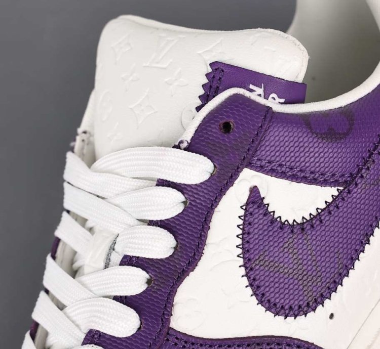Air Force 1 Low Louis Vuitton White Purple