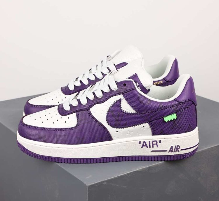 Air Force 1 Low Louis Vuitton White Purple