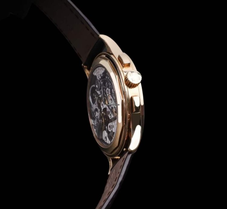 Patek Philippe Chronograph Yellow Gold Manual Mechanical Watch 39mm Chronograph