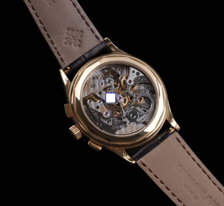 Patek Philippe Chronograph Yellow Gold Manual Mechanical Watch 39mm Chronograph
