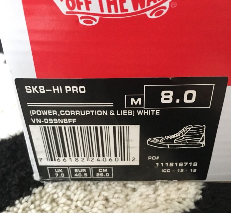 Supreme Vans Pcl Sk8-hi Pro