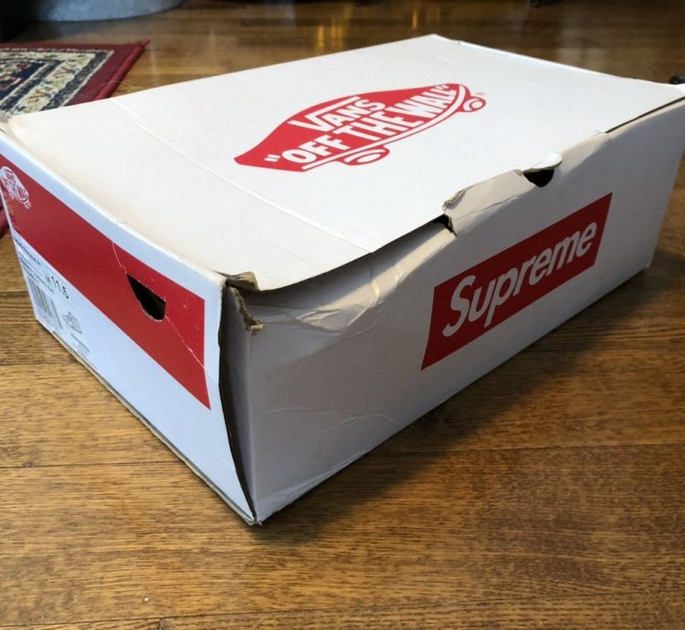 Supreme Vans Red Checkered Sk8-hi Pro Sz 11 5
