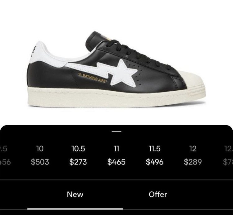 Brand New Superstar Bape