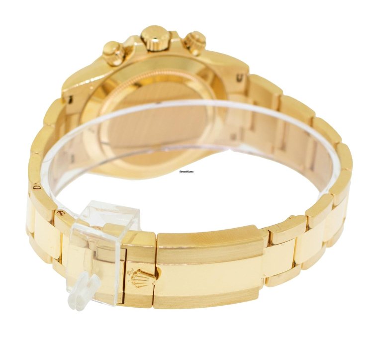 Rolex Daytona 40mm Yellow Gold John Mayer Green Index Dial Gold Bezel 116508