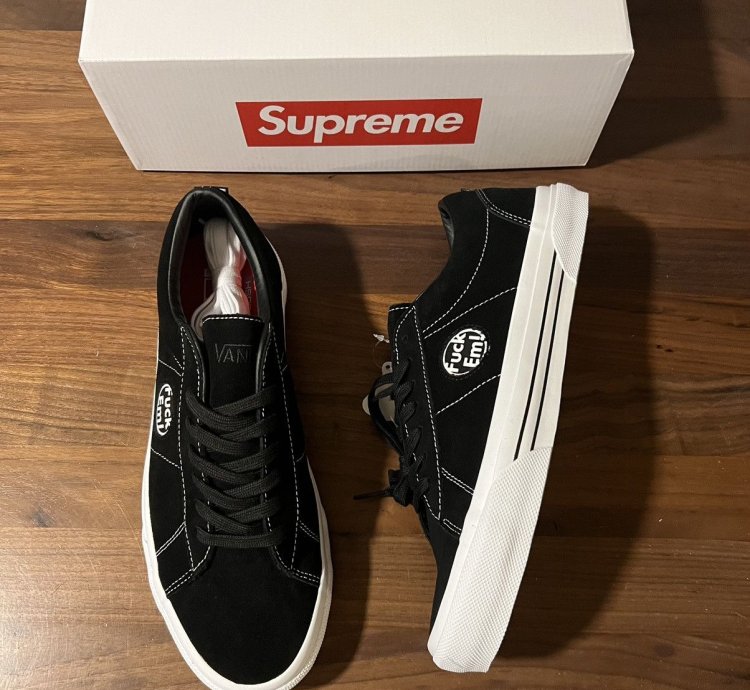Supreme Vans Skate Sid Fuck Em Pack - Black Size 11