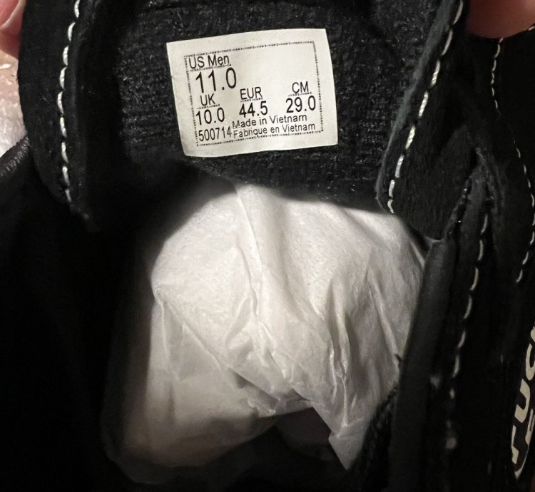 Supreme Vans Skate Sid Fuck Em Pack - Black Size 11