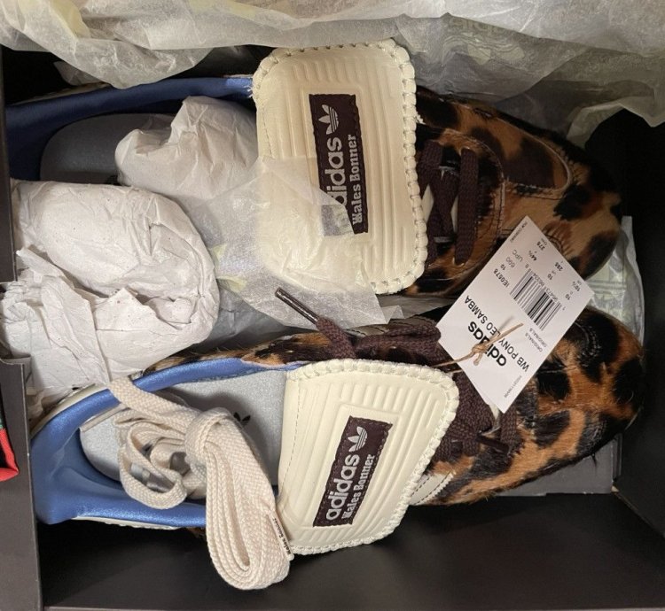 Brand New Wales Bonner Adidas Samba Pony Hair Leopard