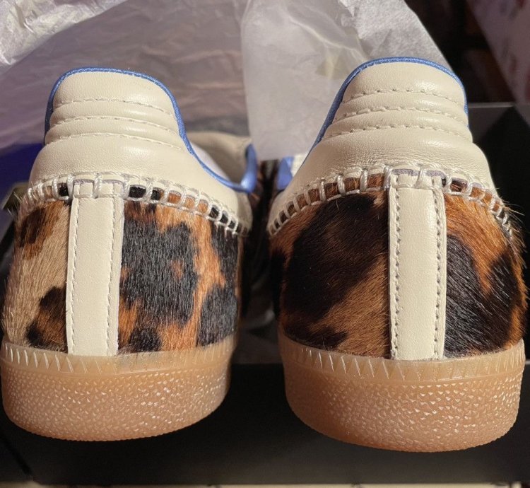 Brand New Wales Bonner Adidas Samba Pony Hair Leopard