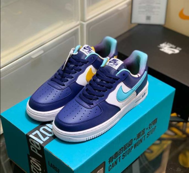 Air Force 1 Low thunder Blue Washed Teal