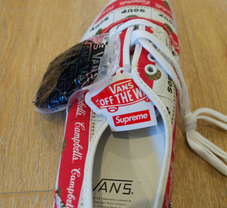 Supreme Vans Vault Campbell Soup Authentic Pro