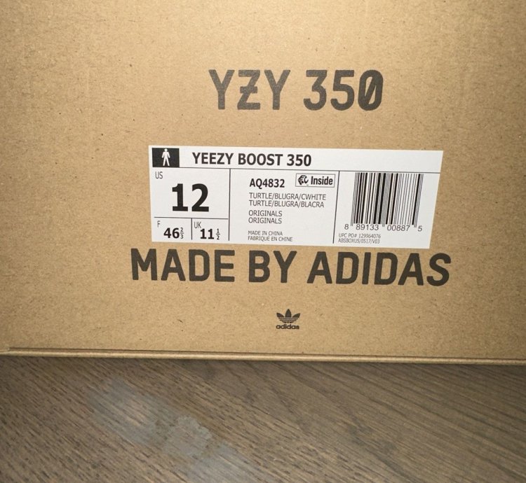 Brand New Yeezy 350 Turtle Dove Size 12