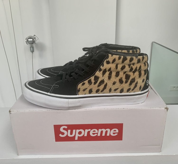Supreme Vans Velevet Opard Black