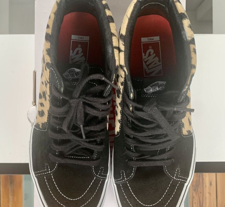Supreme Vans Velevet Opard Black